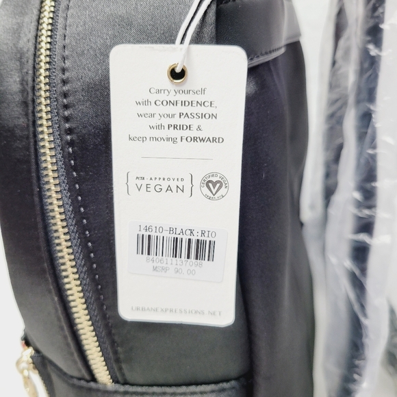 Urban Expressions Rio Satin Backpack - Picture 9 of 9